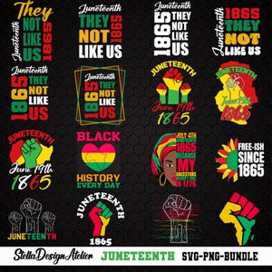 Juneteenth SVG PNG Bundle, bundle Juneteenth png, roi noir nutrition svg, célébrer Juneteenth, Juneteenth sublimation Png, histoire des noirs