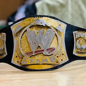 Custom World Heavyweight Wrestling Spinner Championship Belt - Handmade Replica Title Spinner Heavyweight Championship Belt