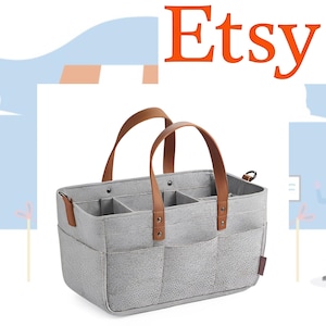 Draagbare luieropberger Caddy en opbergtas Verzorgingsmand Grote zak Pasgeboren baby Essentials Luier Kinderartikelen Carrier Mama Tote