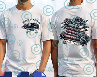 moralisch grauer Buchklub PNG svg für Circut, dunkles Romanze Design, würzige Buchliebhaber Sublimation, Smut Reader Geschenk für Frauen, digitaler Download