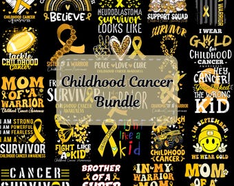 Childhood Cancer Digital, In September We Wear Gold Png, Childhood Cancer Awareness Png, Gold Ribbon Png