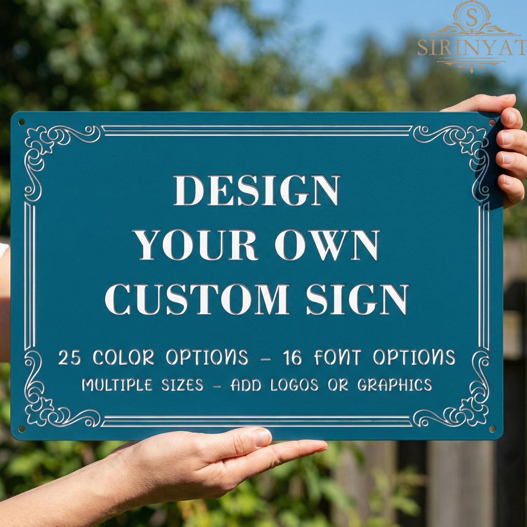 Request Signs Custom Metal Sign, Custom Copywriting Style ,outdoor / Parking ...