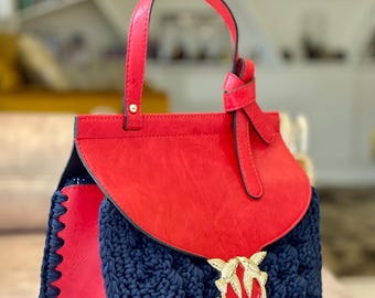 Handmade crochet bag