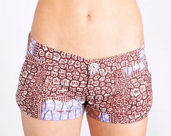 Cotton Low Rise Shorts - Cotton Clothing for Women