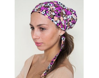 Cotton Hair Scarfs, Pre Tied Head Scarf, Head Covers , Fashion Head Scarves | Head Coverings for Women