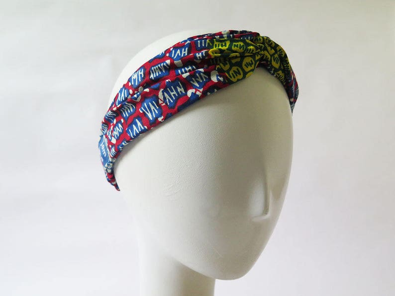 Turban Headbands women, gift for her, Turban Headwrap, Twist Headband, headband adult, yoga headband, twist headband for women image 3