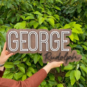Custom Wood Baby Name Sign, Letter Wall Art, Kids Room Art, Wall Art for Nursery, Baby Name Sign, Kids Room Decor, Wooden Sign, Boho Sign