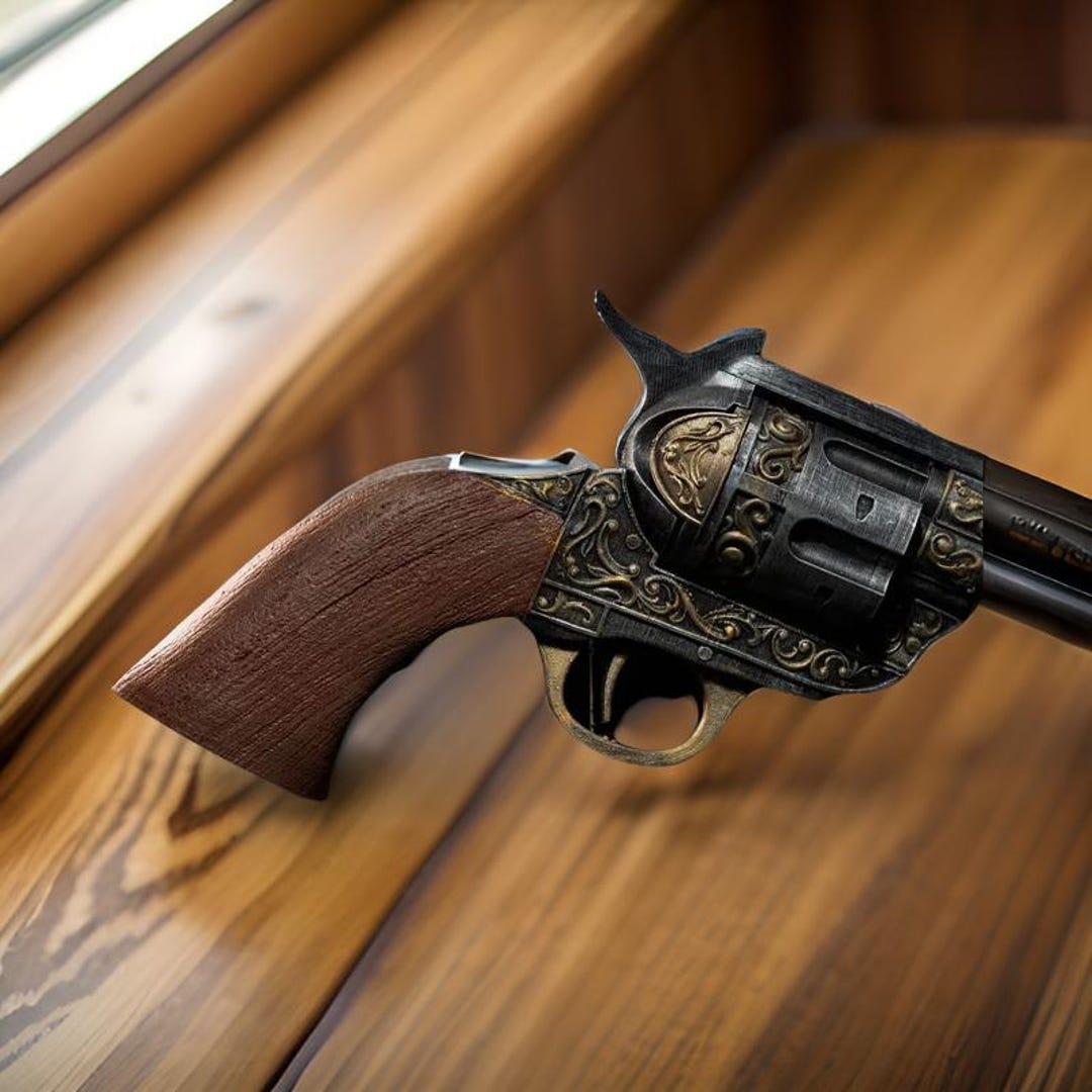 Revolver Gun – Custom 3D Printed Collectible - Etsy
