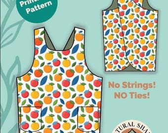 Victoria Crisscross Apron Sewing Pattern - Easy & Simple Digital PDF