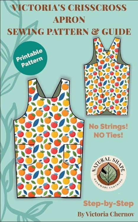Victoria Crisscross Apron Sewing Pattern Easy Simple Digital PDF Etsy