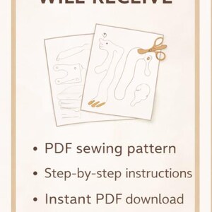 Pet Carrier Hoodie Sewing Pattern – Kangaroo Pouch Sweatshirt (PDF) image 3