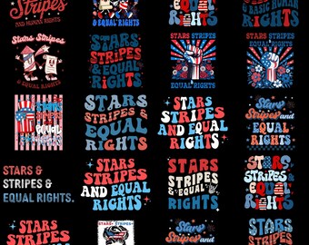 Stars and Stripes and Human Rights PNG, 250 Years America Still Working On Social Justice PNG,Liberal 4th of July,Stars Stripes 4th of July