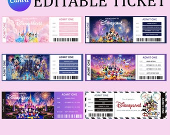 Entrada a Disneyland y Disneyworld | Entrada a Magic Park | Revelación de vacaciones familiares | Entrada para un viaje sorpresa | Regalo navideño personalizado