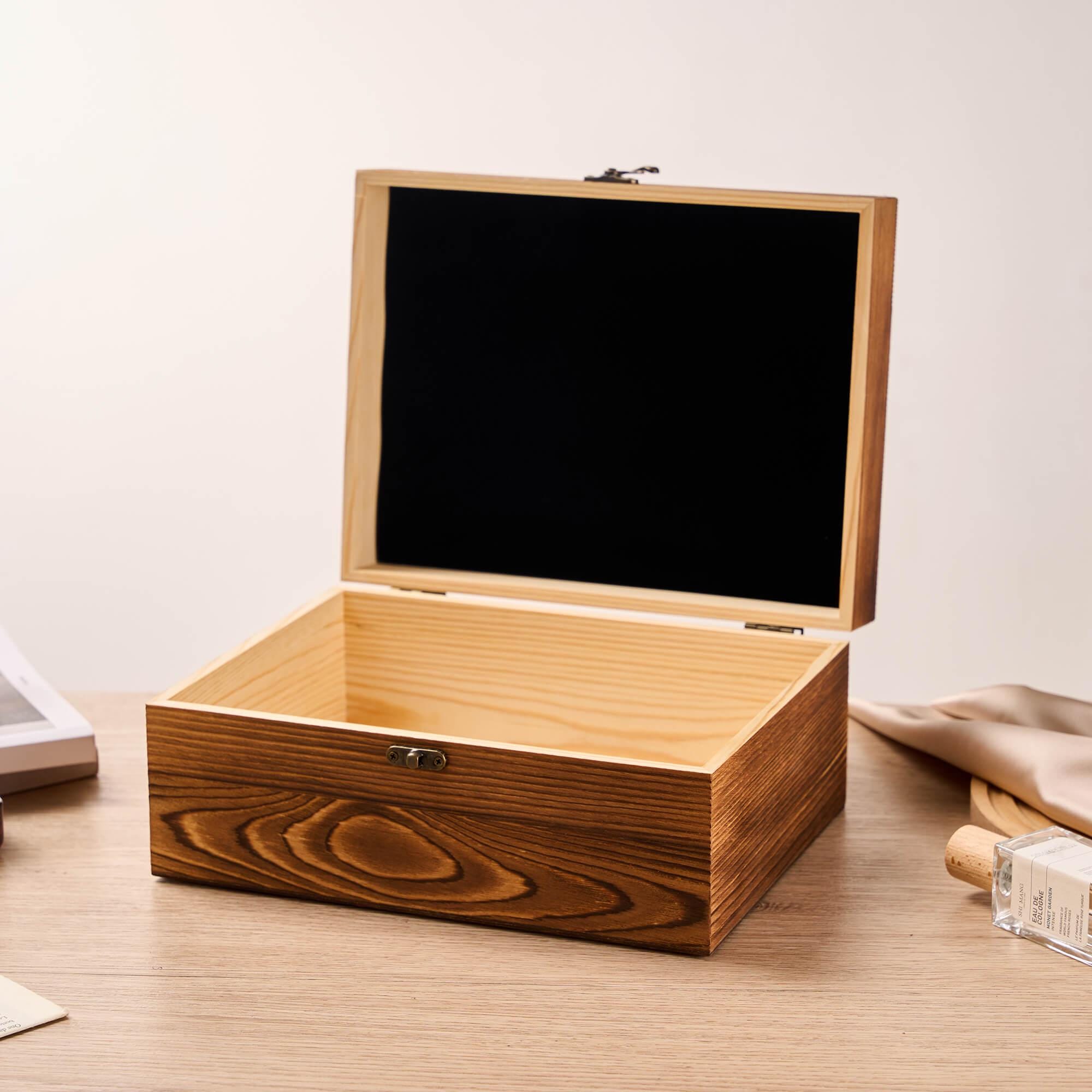 Personalized Engraved Wooden Keepsake Box - Memory Chest for Weddings ...