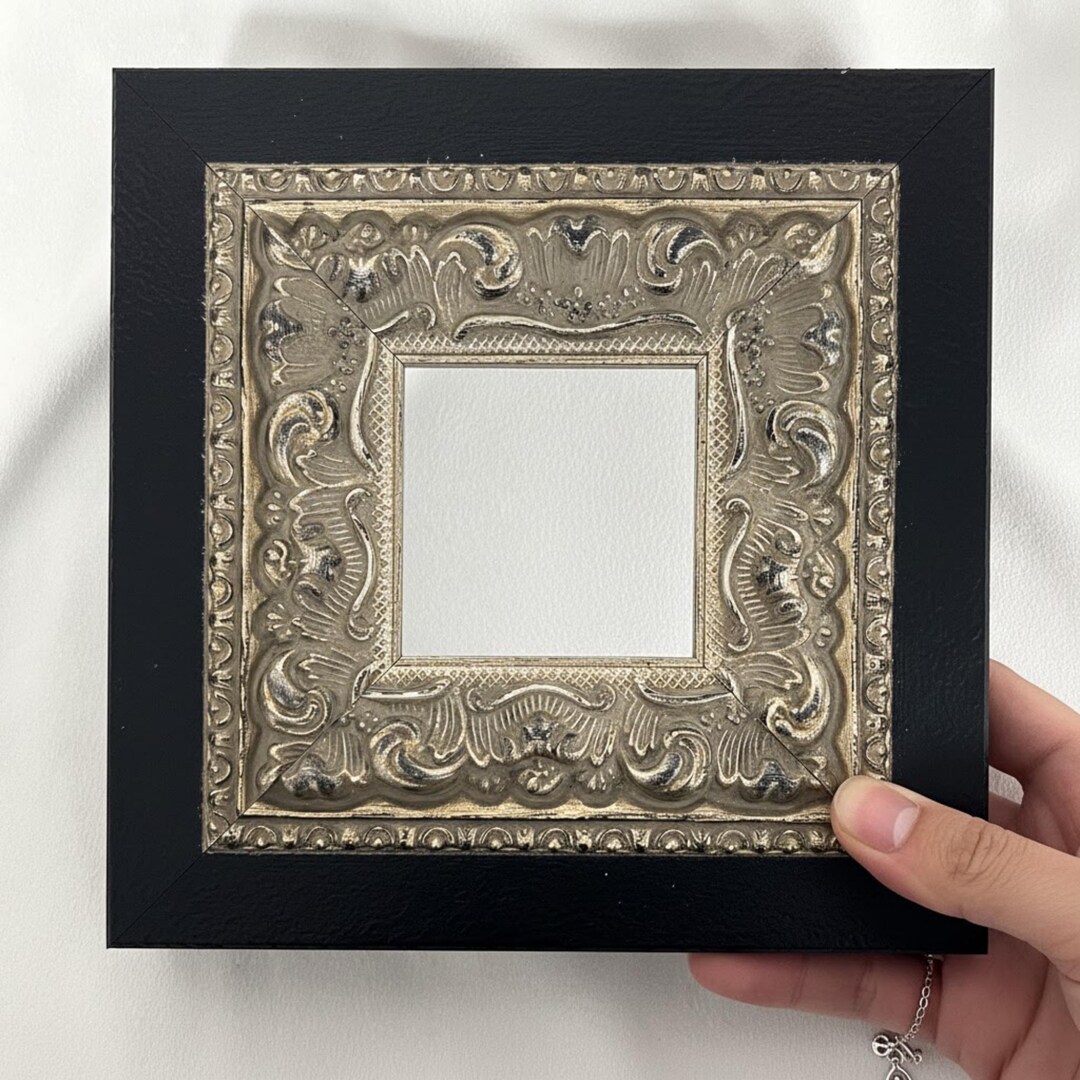 Silver Ridge Vintage French Solid Wood Picture Frame, Distressed ...