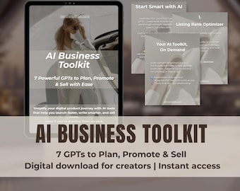 AI Business Toolkit: 7 GPTs for Digital Product Sellers (PDF)