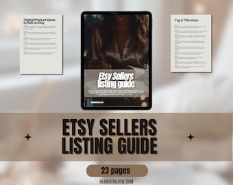 Boosta dina Etsy-annonser | SEO-innehållsguide för säljare | E-bok i PDF-format