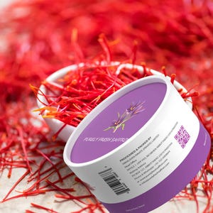 Premium Grade Saffron Threads (8g) – Handpicked, All-Natural | Pure Herat Afghan Saffron for Cooking & Wellness
