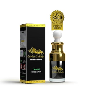 Golden Shilajit 30ml – Pure Liquid Himalayan Shilajit Highest in Fulvic & humic Acid