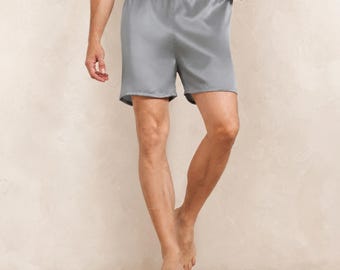 Lounge And Sleepwear Pajama Shorts – Lightweight Comfort Mulberry Silk Pj Night Wear Shorts