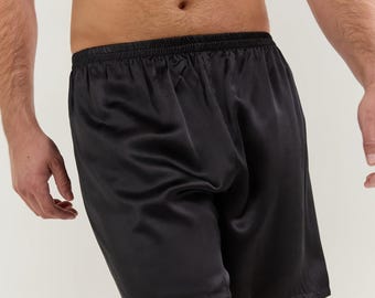 Lounge And Sleepwear Pajama Shorts – Lightweight Comfort Mulberry Silk Pj Night Wear Shorts
