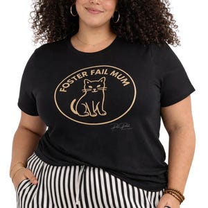 T-shirt « Maman Chat Échec de l'Accueil »