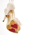 Wedding Shoe Heart Petals