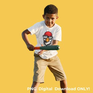 Cool Goose Game Day PNG | Funny Cartoon Goose with Sunglasses | Sports Clipart for Shirt, Mug, Hat | Digital Download File