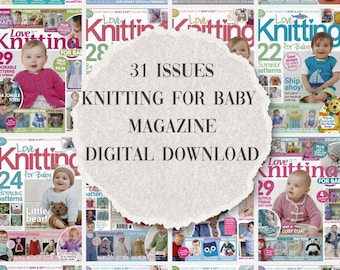 Rivista di 31 numeri con modelli di maglieria per bambini (download PDF)