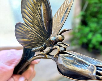 Anniversary, Wedding & Engagement Gift, Wrought Iron Butterfly Sculpture – Handmade Metal Art – Unique Gift for Nature Lovers
