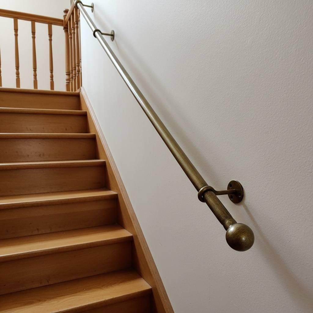 Handmade Wrought Iron Stair Railings, Wall-mounted Wrought Iron ...