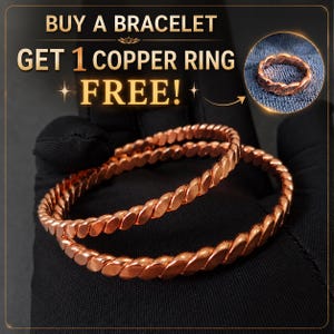 Handmade Pure Copper Tensor Bracelet, Custom Frequency and Size, Sacred Geometry Jewelry, Meditation & Mindfulness Bracelet, Spiritual Gift