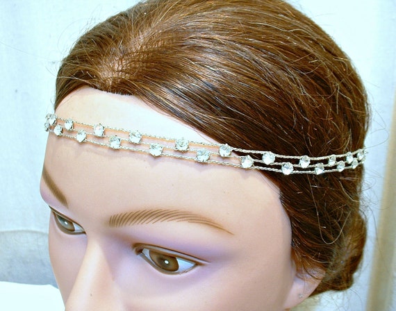 Authentic 1920s Headband,Downton Abbey Bridal Hai… - image 5