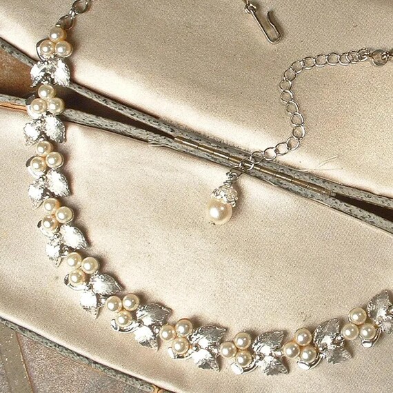 COLLANA VINTAGE ORIGINALE ANNI '60 CON PERLE COLTIVATE - Gioielli