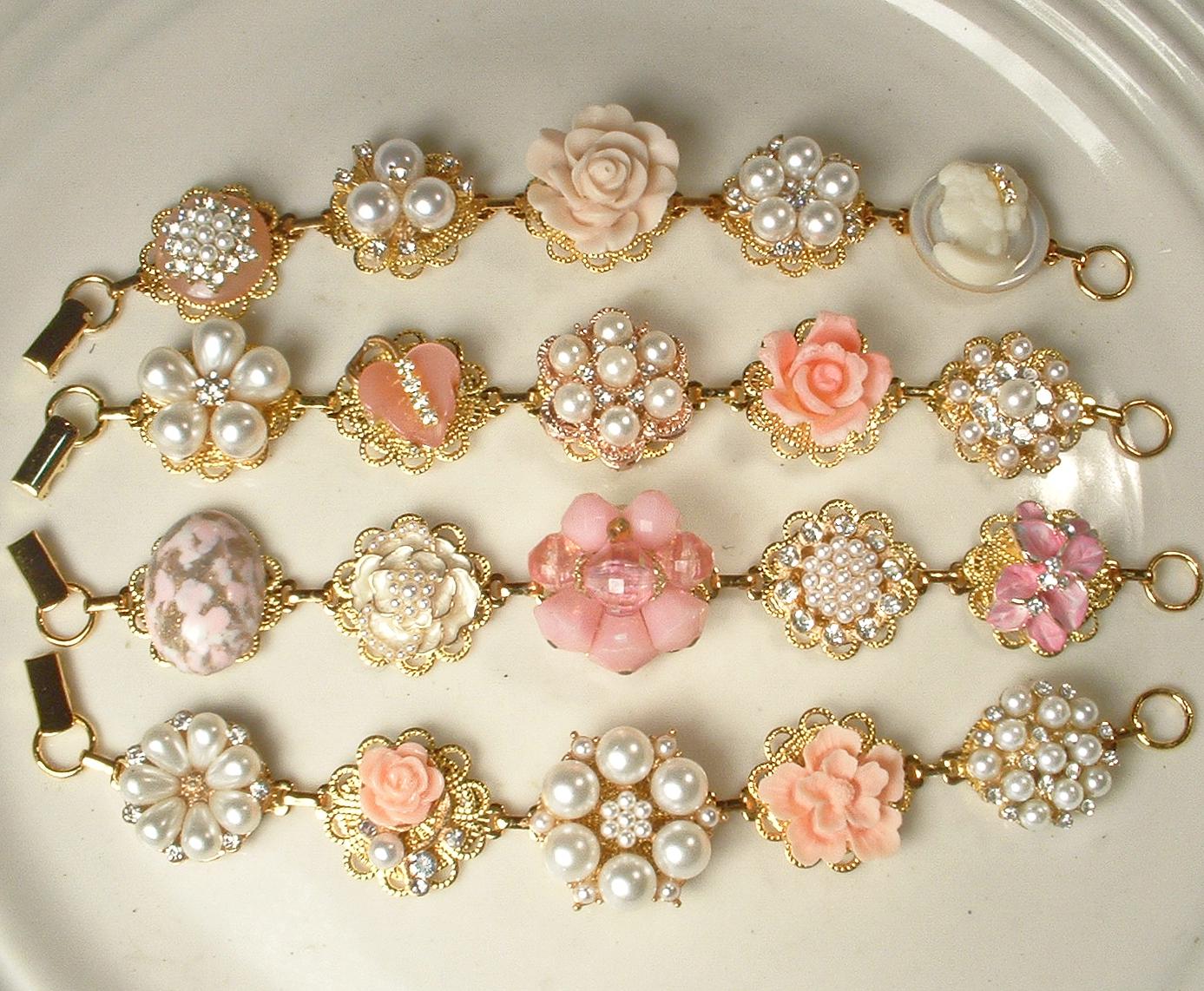 1950 Mother of Pearl Bracelet - Etsy