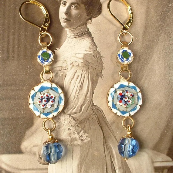 Set Anello E Orecchini Gemma Fiore Avorio In Vetro Di Murano - Gioi - Foto 7