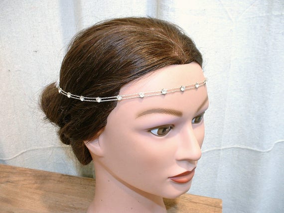 Antique 1920s Headband Art Deco Bridal Hair Vine Forehead Etsy