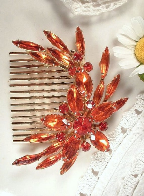 Vintage Rhinestone Swag Hair Combs Amazon.com : 8 Pack Vintage Hair Side Combs for Women  main image 2