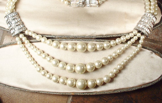 ネックレス・ペンダント VINTAGE HOLLYWOOD Porte Color Lock Pearl Necklace BMH1308 VINTAGE HOLLYWOOD】Pearl Flower Necklace ネックレス