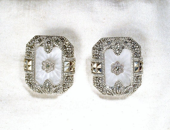 Judith jack marcasite earrings discount