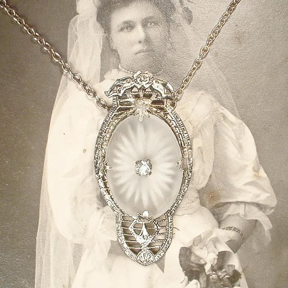 Collier Ancien En Cheveux - Bijou Souvenir Victorien Du 19ème Siècle - Antiquité - Occasion