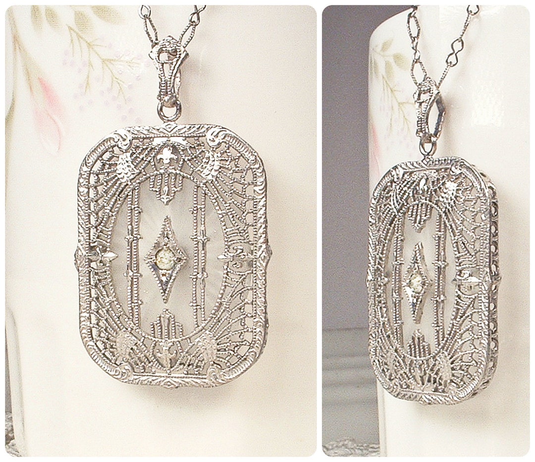 Boucles D'oreilles Art Déco Camphre Verre Argent Sterling Hollywood 1920 - Rare