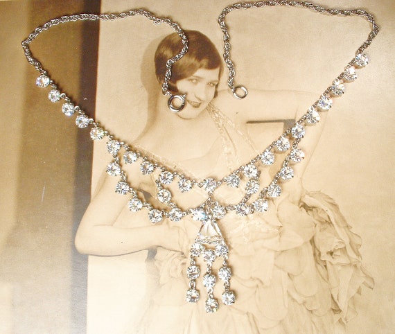Crystal chandelier necklace sale
