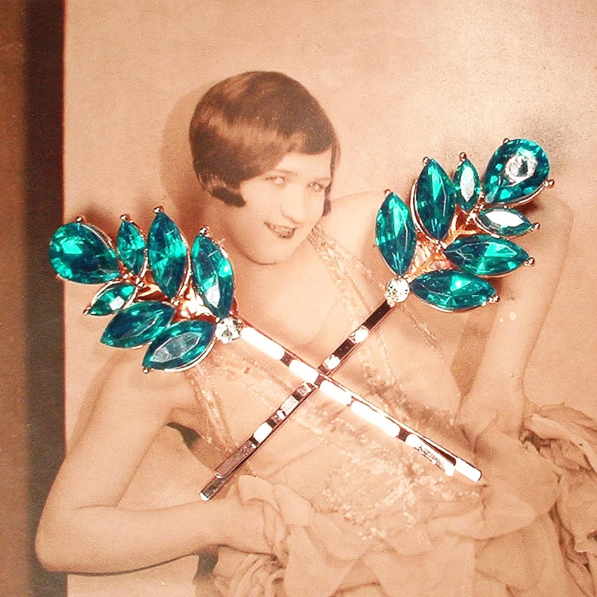 Retro Turquoise Decorative‎ Hair Fork Flower Hairpin Accessory Boho Hair Clip Turquoise Hair Pin Wedding - Etsy main image 2
