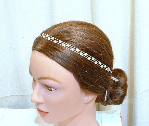 Authentic 1920s Headband,Downton Abbey Bridal Hai… - image 7