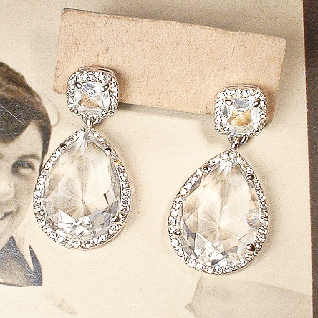 ピアス [VINTAGE HOLLYWOOD] Texturing Ring Earring Amazing ERWIN Pearl Vintage 1980s Baroque Teardrop Pearl