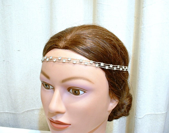 Authentic 1920s Headband,Downton Abbey Bridal Hai… - image 4