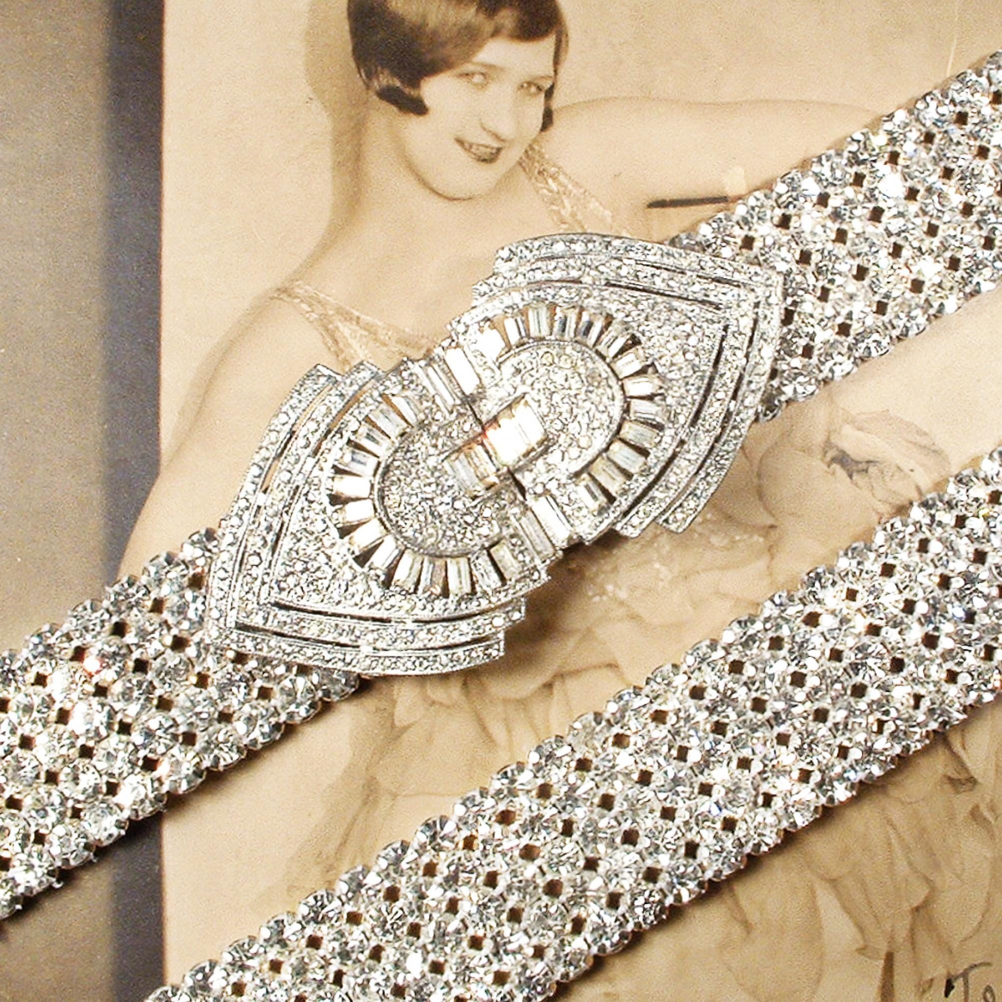 Gorgeous Antique Art Deco Flapper Handmade Beaded Belt-Vintage 1920\'s AS-IS il_fullxfull.7011585533_jp20.jpg main image 2