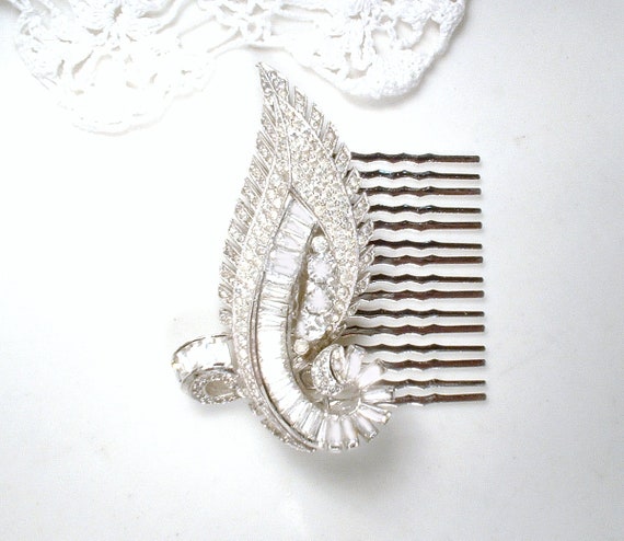 Authentic Vintage Rhinestone Bridal Hair Pins 1950 S Hair