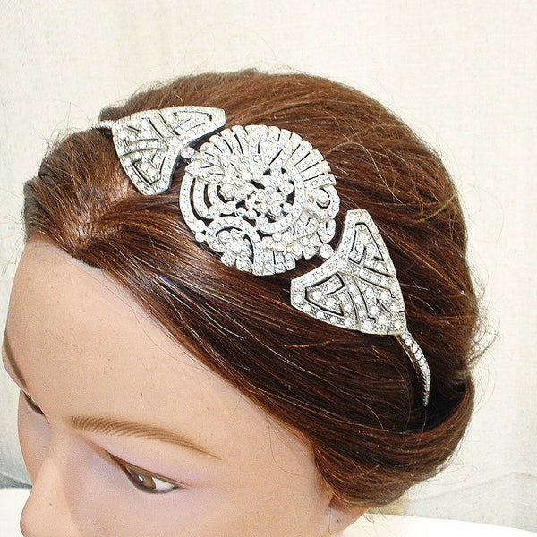 1920s diamond headpiece
